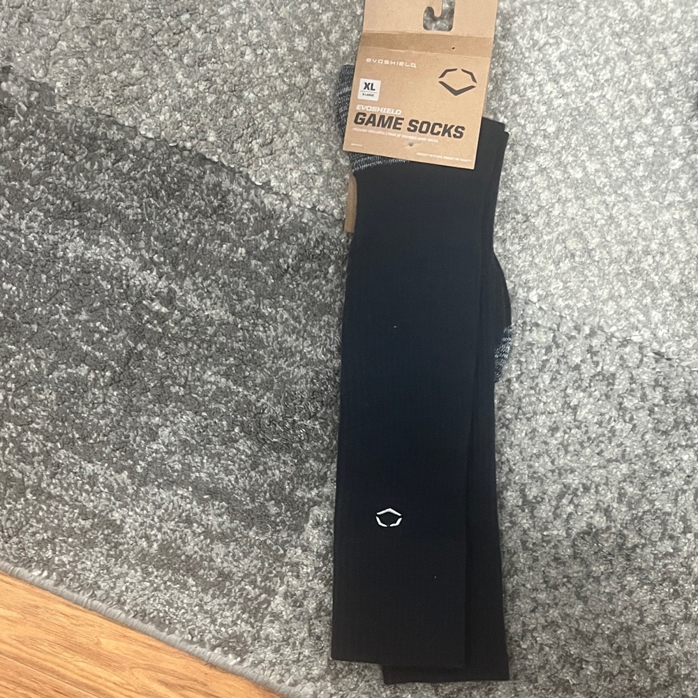 Hex Performance Black Game Socks